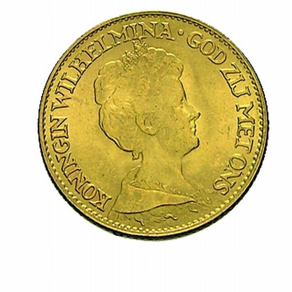 Goldmünze 10 Gulden Niederlande